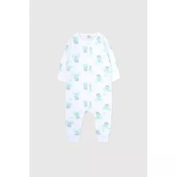 Crockid Комбинезон ясельный для мальчика Мишки на транспорте К 6231