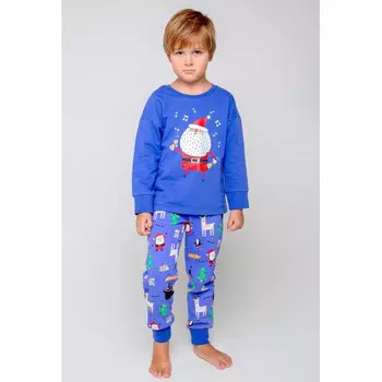 Crockid Пижама для мальчика Праздничный микс