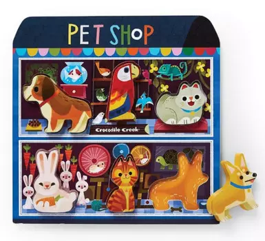 Crocodile Creek Рамка-вкладыш Зоомагазин