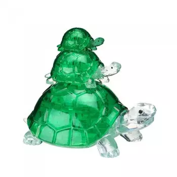 Crystal Puzzle 3D головоломка Черепашки (37 деталей)