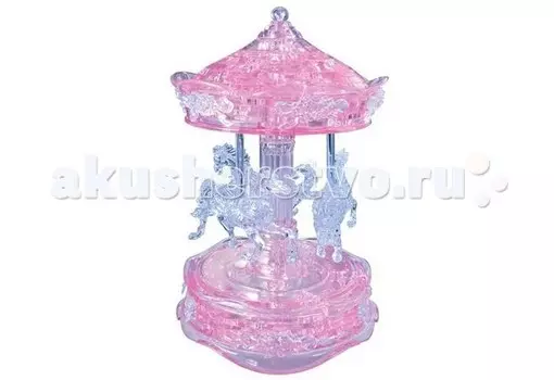 Crystal Puzzle 3D головоломка Карусель (83 детали)