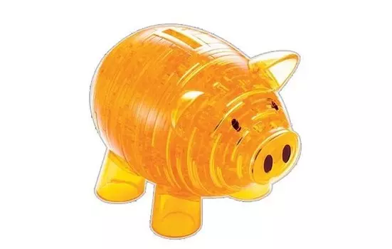 Crystal Puzzle Головоломка Копилка свинья