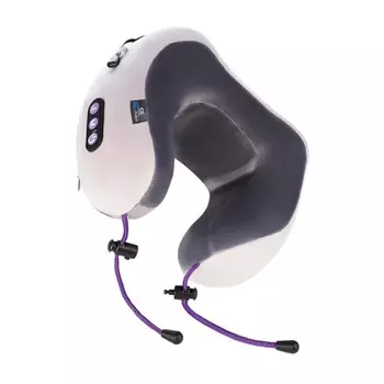 CS Medica Подушка массажная роликовая беспроводная для шеи VibraPulsar Dual Relax