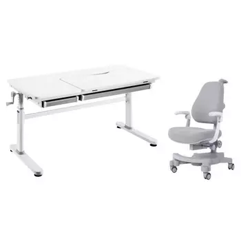 Cubby Комплект парта Iris и кресло Solidago c подлокотниками