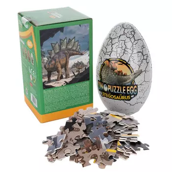 CubicFun Пазл в яйце Стегозавр 63 детали