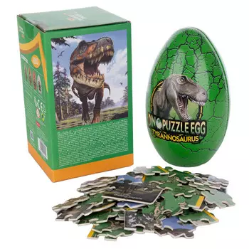 CubicFun Пазл в яйце Тираннозавр 63 детали