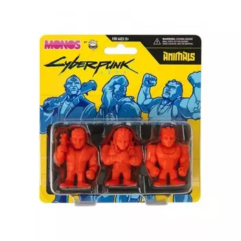 Cyberpunk Набор фигурок 2077 Monos Animals серия 1
