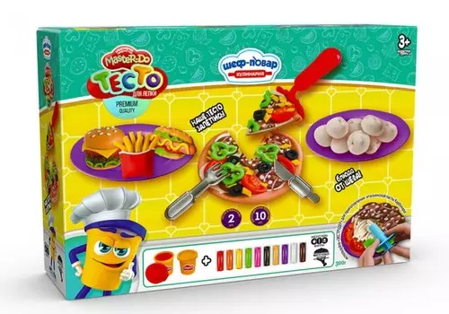 Danko Toys Набор теста для лепки Master Do Пицца средняя