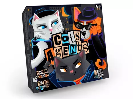 Danko Toys Настольная игра Cats Agents