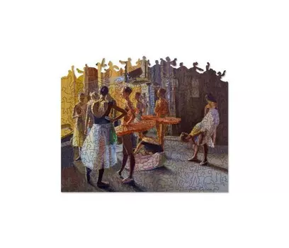 Davici Деревянный пазл За сценой