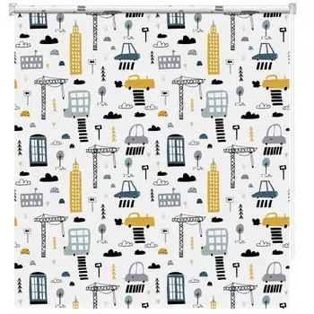 Decofest Рулонная штора Принт Городок Мини 40x160 см