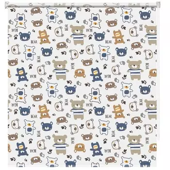 Decofest Рулонная штора Принт Мишки Мини 50x160 см