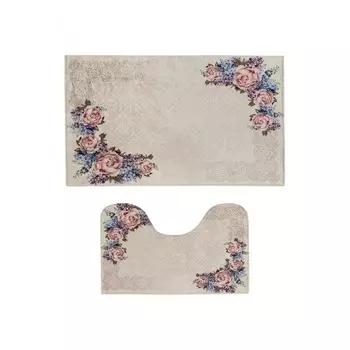 Decovilla Набор ковриков для ванной и туалета ТК-0037