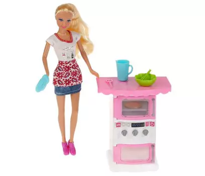 Defa Кукла с мебелью и аксессуарами 29 см