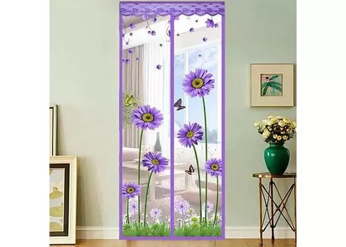 Dekotex Штора на магнитах на дверь YH11 100х210 см