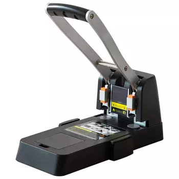 Deli Дырокол мощный с линейкой до 150 листов