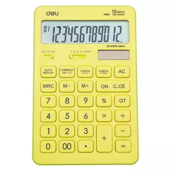 Deli Калькулятор настольный компактный Touch 12 разрядов