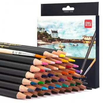 Deli Карандаши цветные акварельные Nuevo 48 цветов