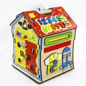 Деревянная игрушка Alatoys Бизидом со светом