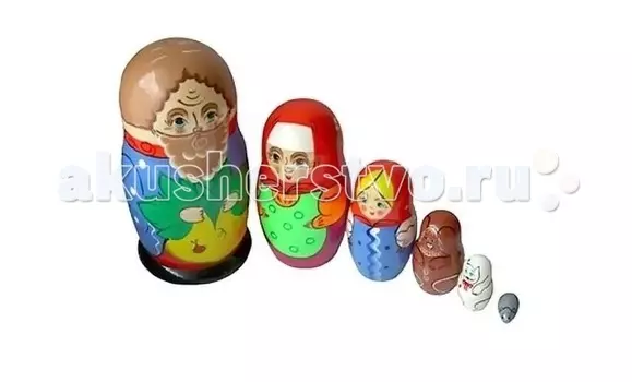 Деревянная игрушка Бэмби Матрешка Репка