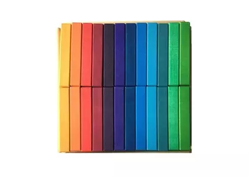 Деревянная игрушка Букарашка Конструктор Радужная Фантазия