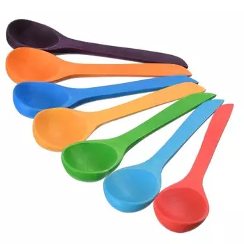 Деревянная игрушка Букарашка Набор Радужные ложки