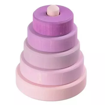 Деревянная игрушка Букарашка Пирамидка мини