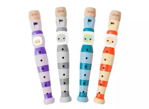 Деревянная игрушка Classic World Флейта Музыкальная радуга