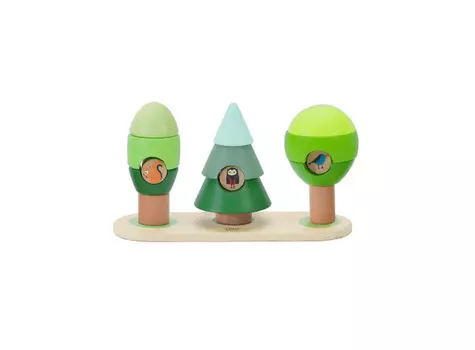 Деревянная игрушка Classic World пирамидка Лес