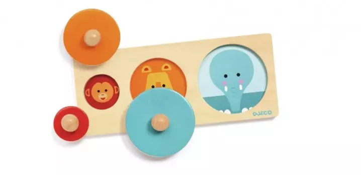 Деревянная игрушка Djeco Рамка-вкладыш Размер