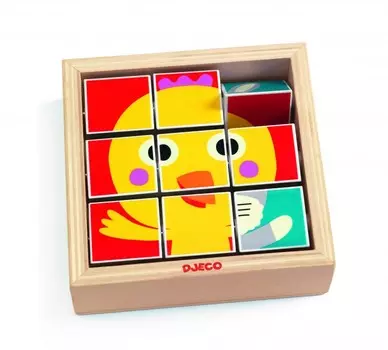 Деревянная игрушка Djeco Сортер Турнифарм