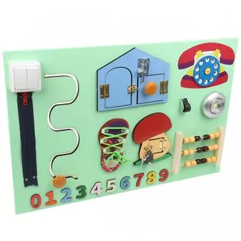 Деревянная игрушка Фабрика фантазий Бизиборд Прогулка