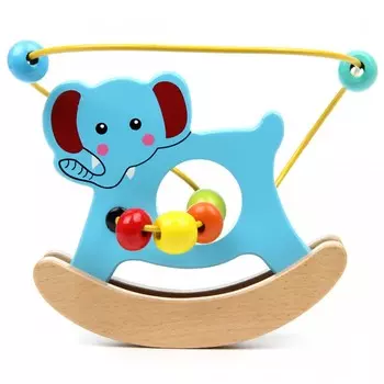 Деревянная игрушка Фабрика фантазий Лабиринт-качалка Слоник