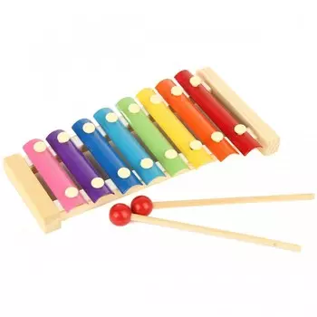 Деревянная игрушка Фабрика фантазий Металлофон 78134
