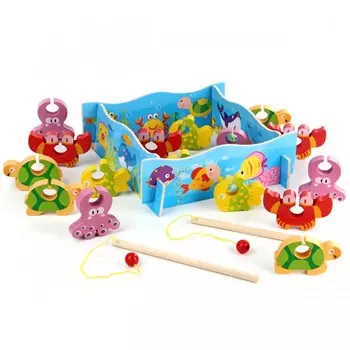 Деревянная игрушка Фабрика фантазий Рыбалка Морские обитатели