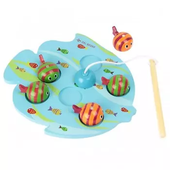 Деревянная игрушка Фабрика фантазий рыбалка Шустрые рыбки