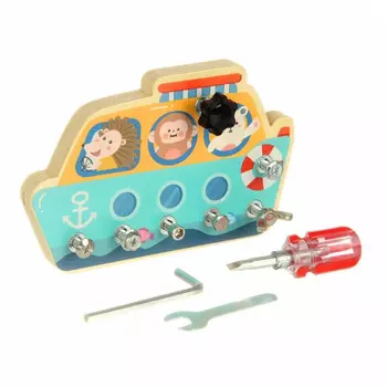 Деревянная игрушка Фабрика фантазий Собери с винтами