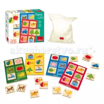 Деревянная игрушка Goula Лото-Мемо