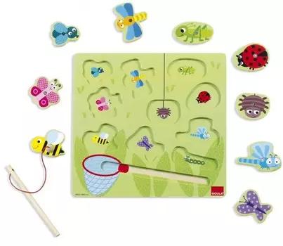 Деревянная игрушка Goula Магнитная игра Жуки