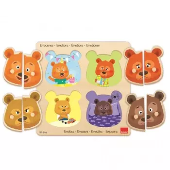 Деревянная игрушка Goula Пазл Эмоции