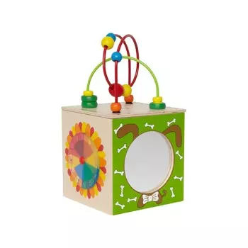 Деревянная игрушка Hape Активный куб-лабиринт Е1802