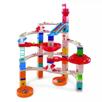 Деревянная игрушка Hape Конструктор лабиринт Супер спираль с шариком и ксилофоном (129 элементов)