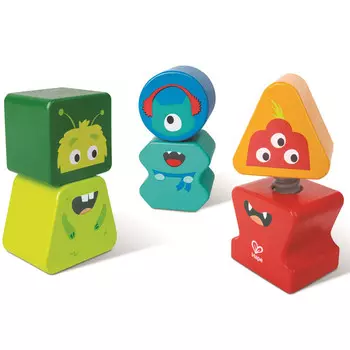 Деревянная игрушка Hape набор Закручивающиеся Монстрики