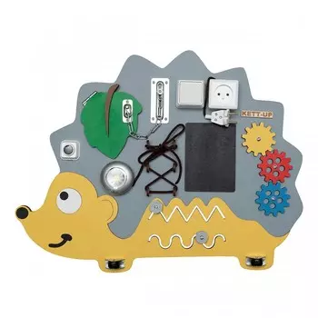 Деревянная игрушка Kett-Up Бизиборд Добрый ежик