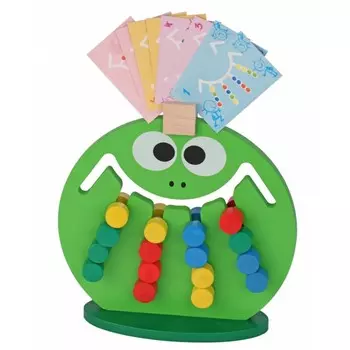 Деревянная игрушка Краснокамская игрушка Логическая игра Лягушка