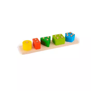 Деревянная игрушка Lats Сортер Геометрические формы большой