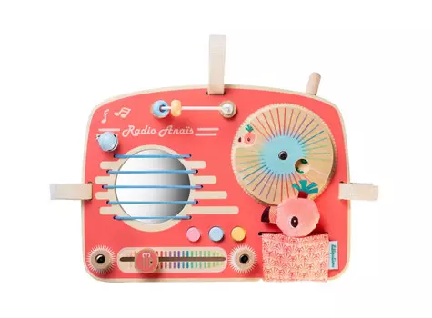Деревянная игрушка Lilliputiens Бизиборд Радио Анаис
