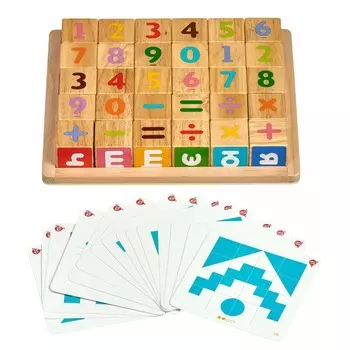 Деревянная игрушка Lucy &amp; Leo Умные кубики