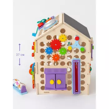 Деревянная игрушка Mag Wood Бизидом-конструктор со светом большой