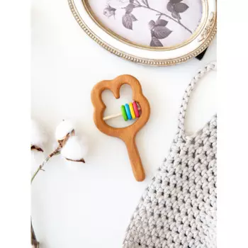 Деревянная игрушка Mag Wood Погремушка Зайчик